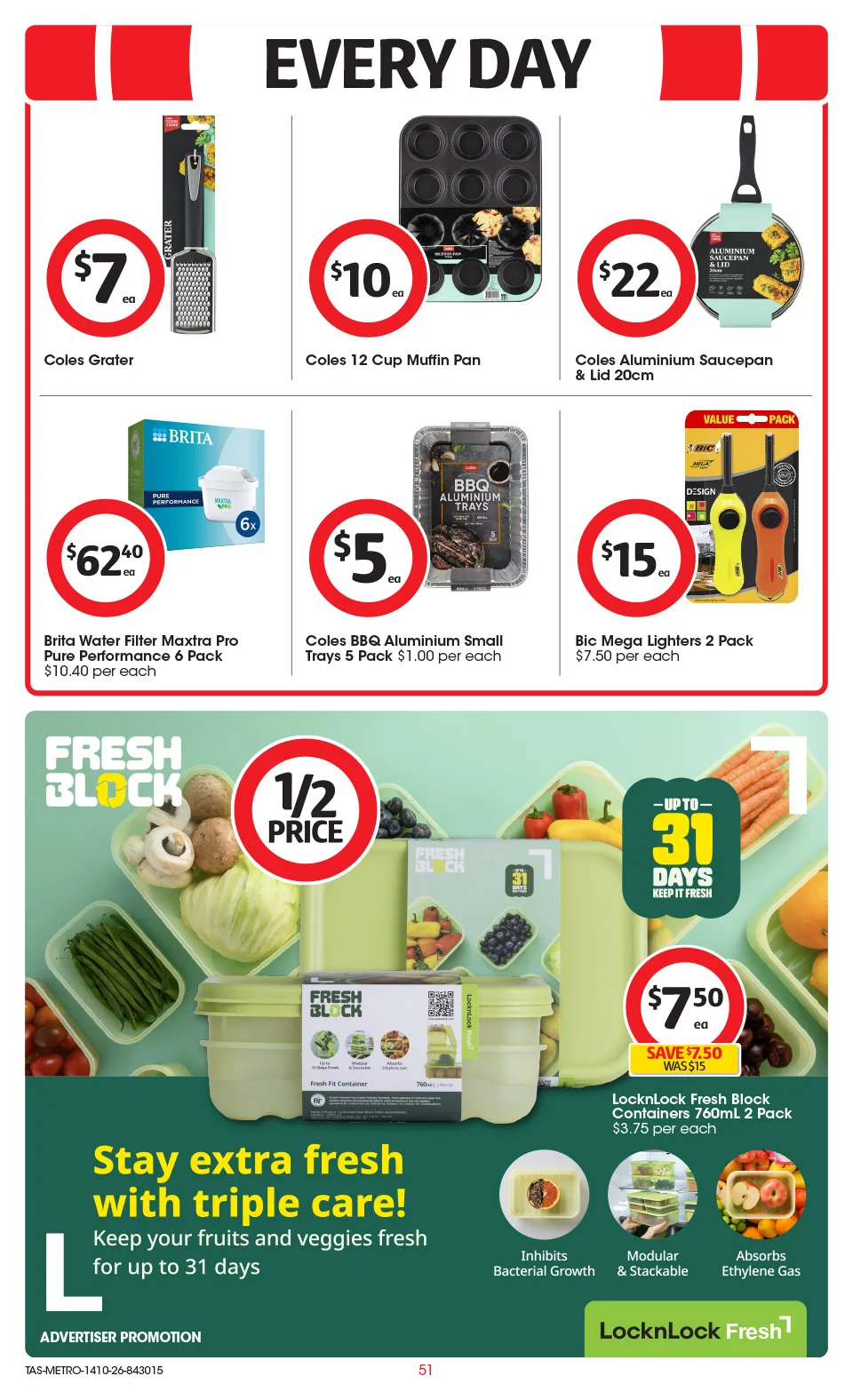 Coles Coles Catalogue — Tasmania — page 52