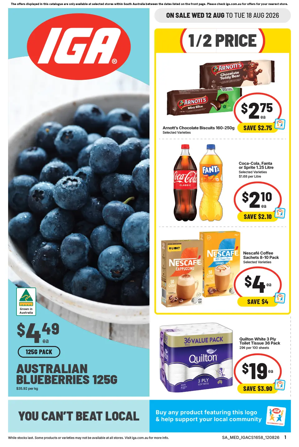 IGA IGA Weekly Catalogue SA cover