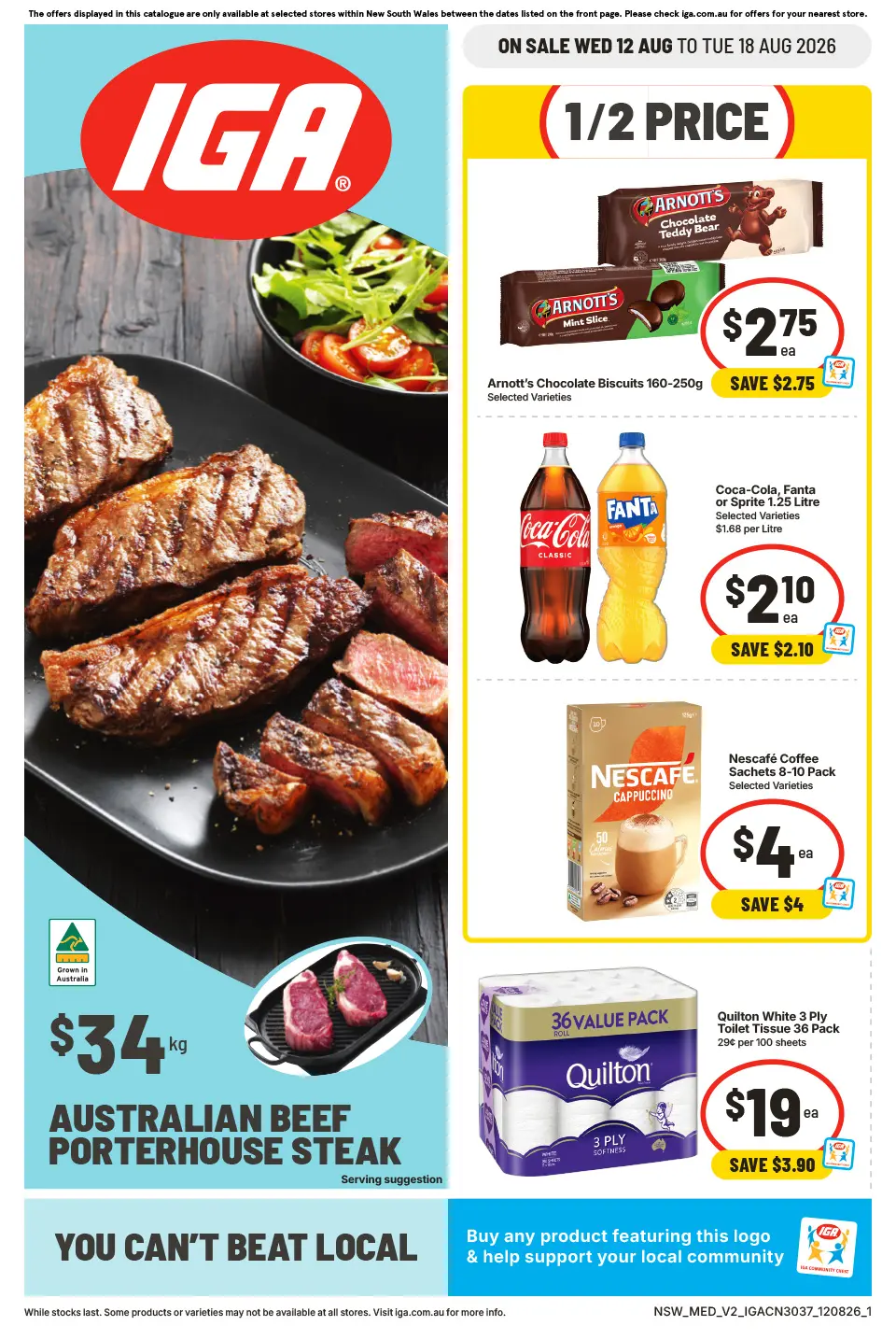 IGA IGA NSW Catalogue cover