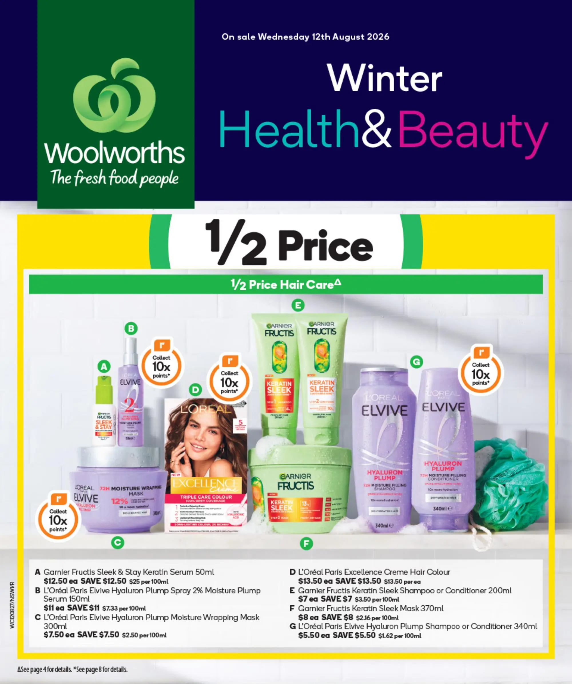 Woolworths Winter Health & Beauty Catalogue NSW cover